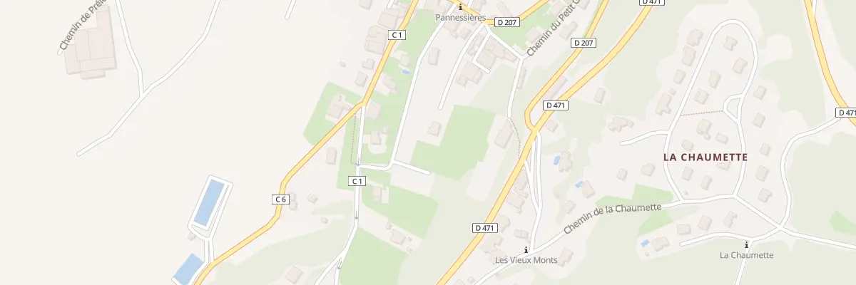 Plan du 60 Che des Vieux Monts à Pannessières