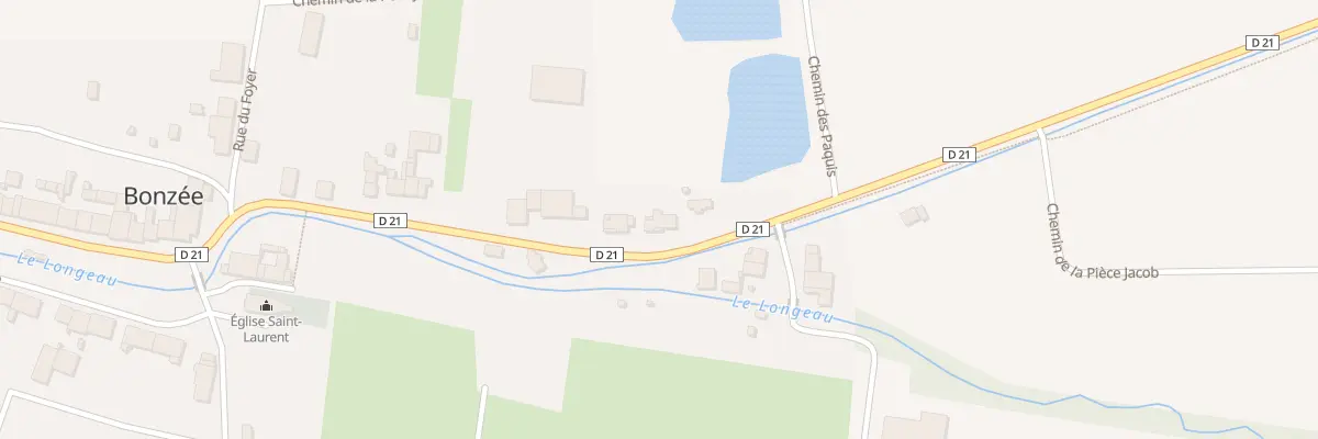 Plan du 13B Rue du Moulin aux Champs à Bonzée