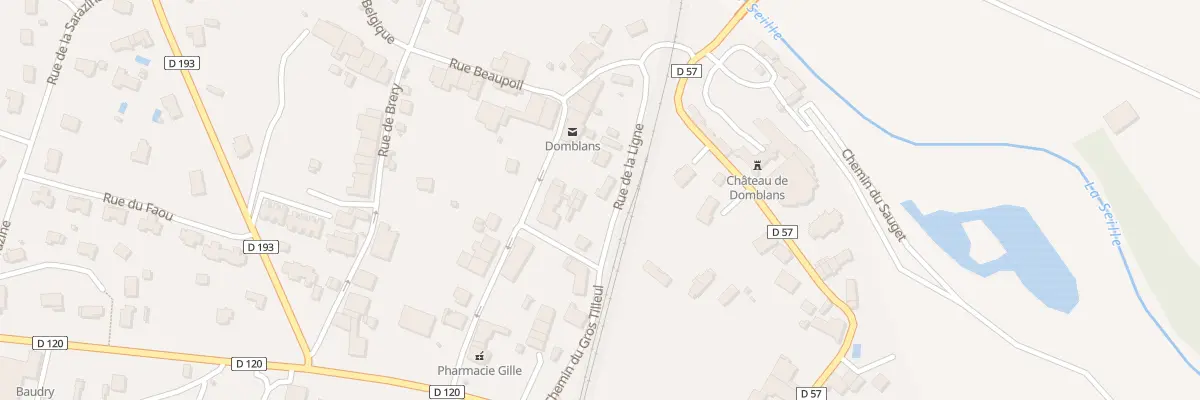 Plan du 59 Rue de la Ligne à Domblans