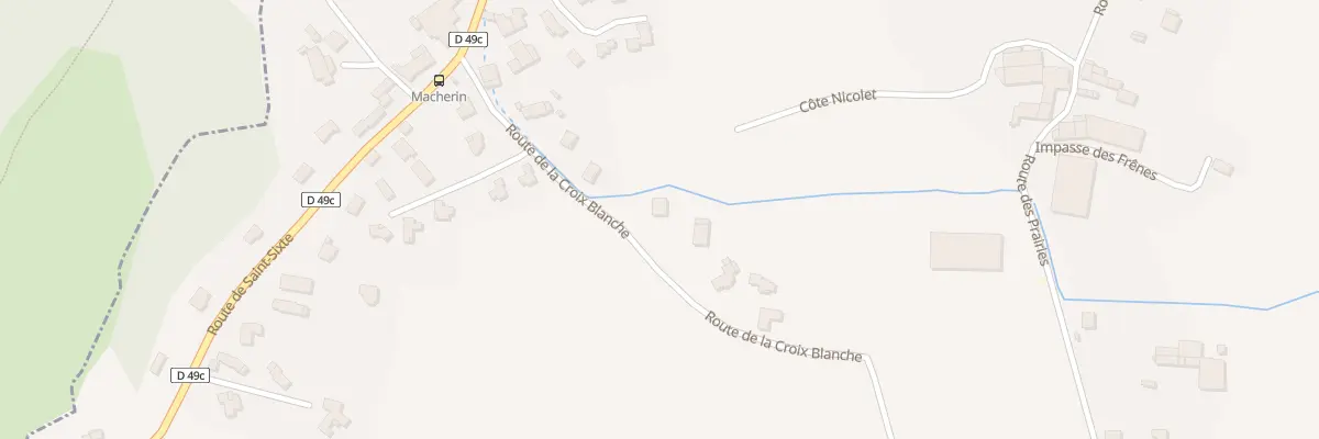 Plan du 300 Rte de la Croix Blanche à Saint-Nicolas-de-Macherin