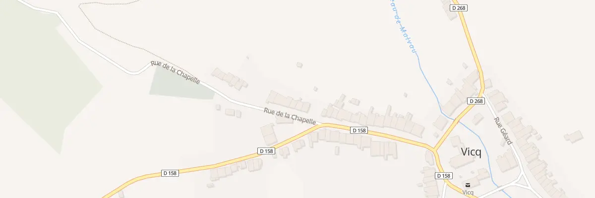 Plan du 5 Rue de la Chapelle à Vicq