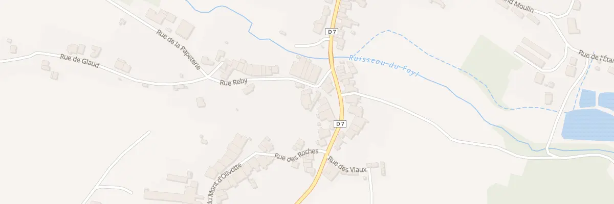 Plan du 7 Rue Reby à Fayl-Billot
