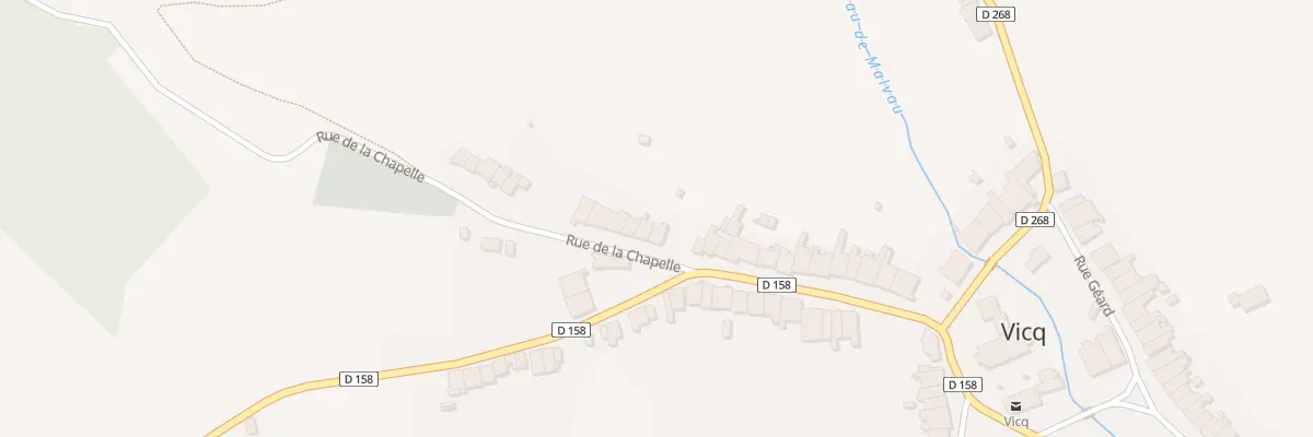 Plan du 3 Rue de la Chapelle à Vicq