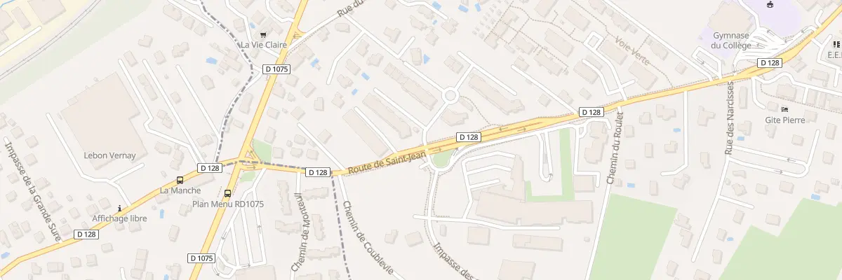 Plan du 1278 Rte de Saint - Jean à Coublevie