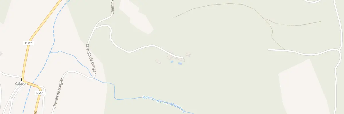 Plan du 590 Che de Bargier à Oppedette