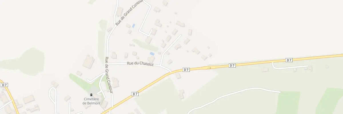 Plan du 2 Rue du Chatelot à Belmont