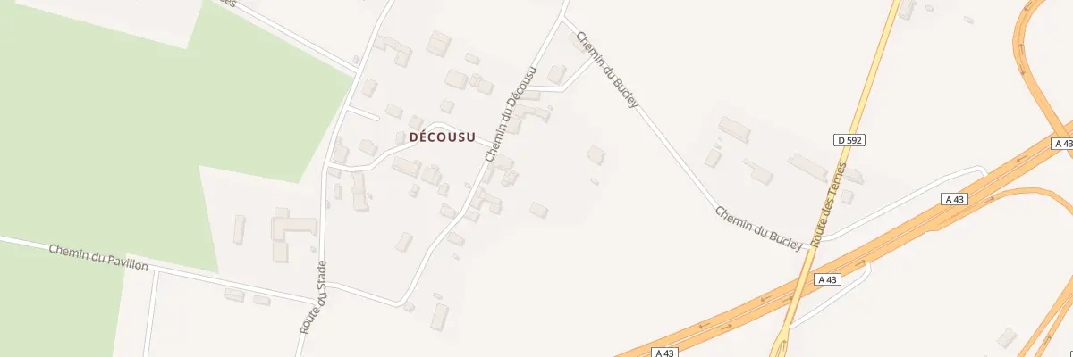 Plan du 169 Che du Décousu à Chimilin
