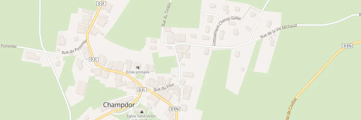 Plan du 70 Rue du Tonkin à Champdor-Corcelles