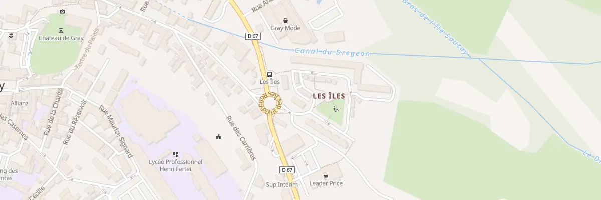 Plan du 15 Av de Verdun à Gray