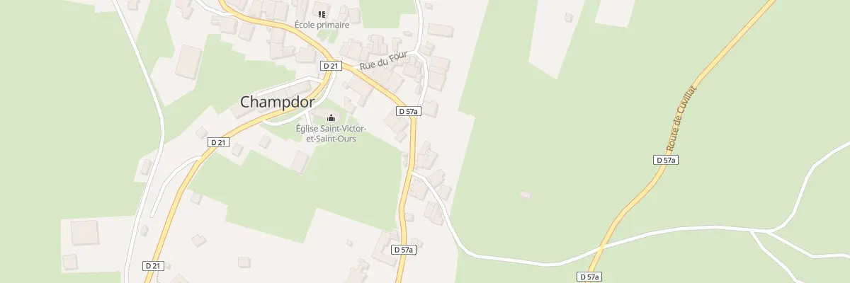 Plan du 125 Rue du Chateau à Champdor-Corcelles
