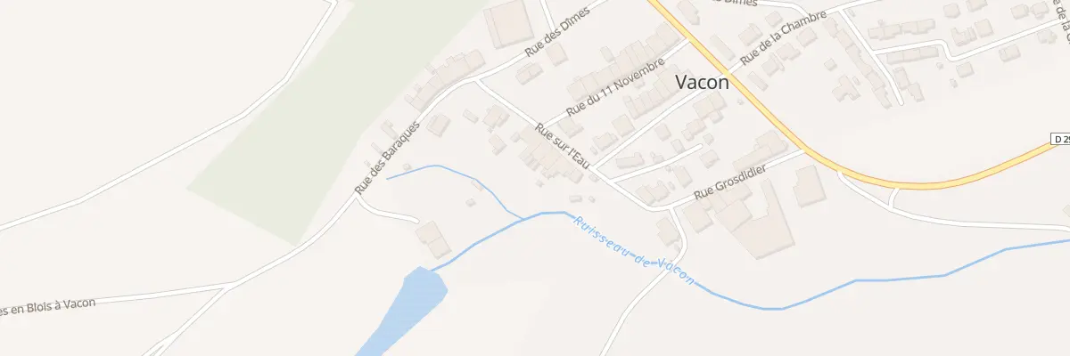 Plan du 7 Rue sur l’Eau à Void-Vacon