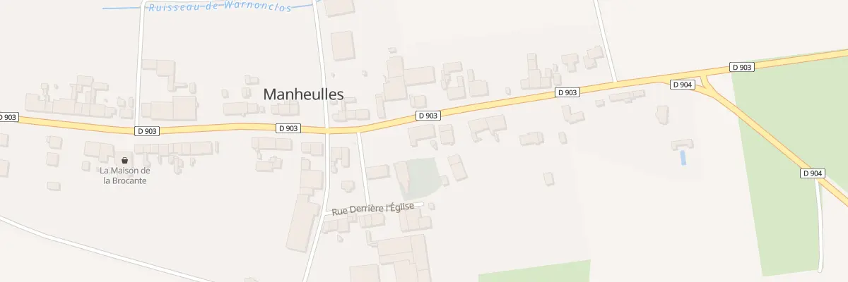 Plan du 14 Rue du General Margueritte à Manheulles