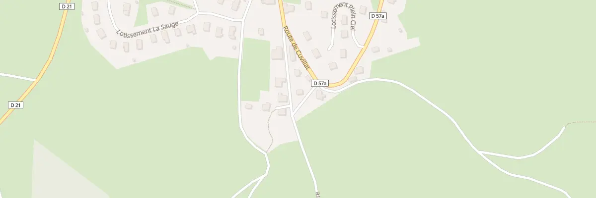Plan du 105 Rte de Combe Noire à Champdor-Corcelles