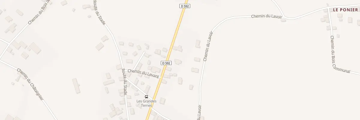 Plan du 1205 Rte des Ternes à Chimilin