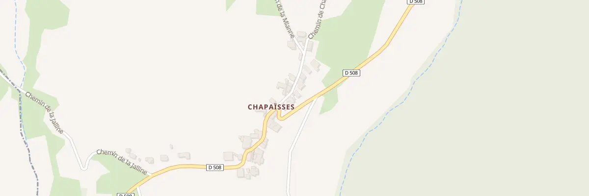 Plan du 5059 Chapaisse à Montjay