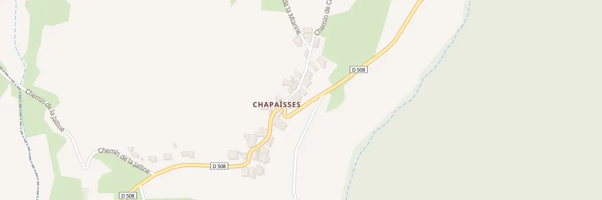 Plan du 5060 Chapaisse à Montjay