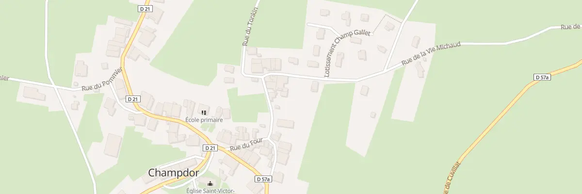 Plan du 60 Rue du Tonkin à Champdor-Corcelles