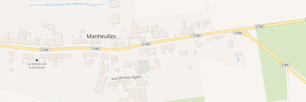Plan du 12 Rue du General Margueritte à Manheulles