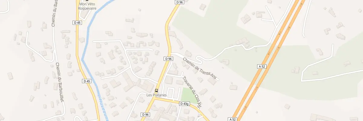 Plan du 16B Che de Trente Ans à Roquevaire