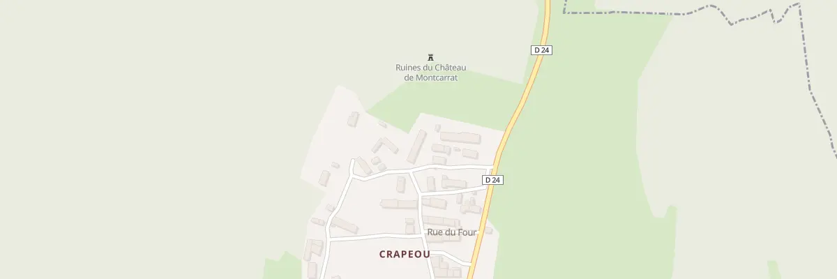 Plan du 254 Rue du Tantenay à Conzieu