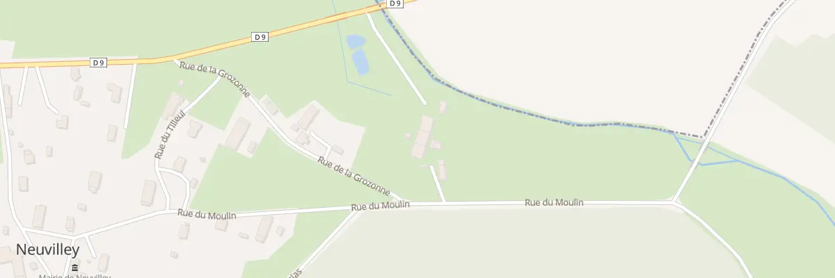 Plan du 15 Rue du Moulin à Neuvilley