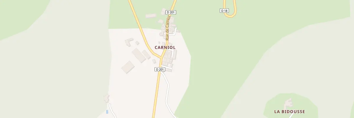 Plan du 7168 Carniol à Simiane-la-Rotonde