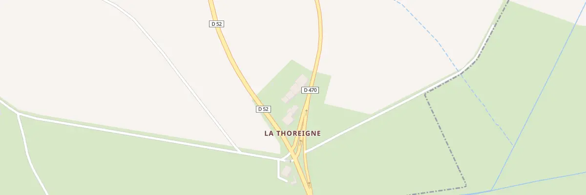 Plan du 3 La Thoreigne à Dompierre-sur-Mont