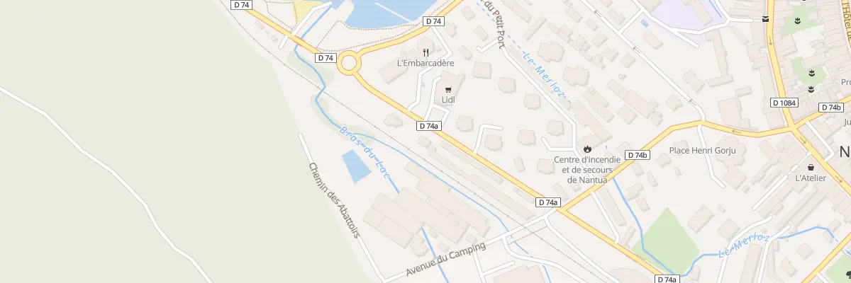 Plan du 4 Rue du Docteur Grezel à Nantua