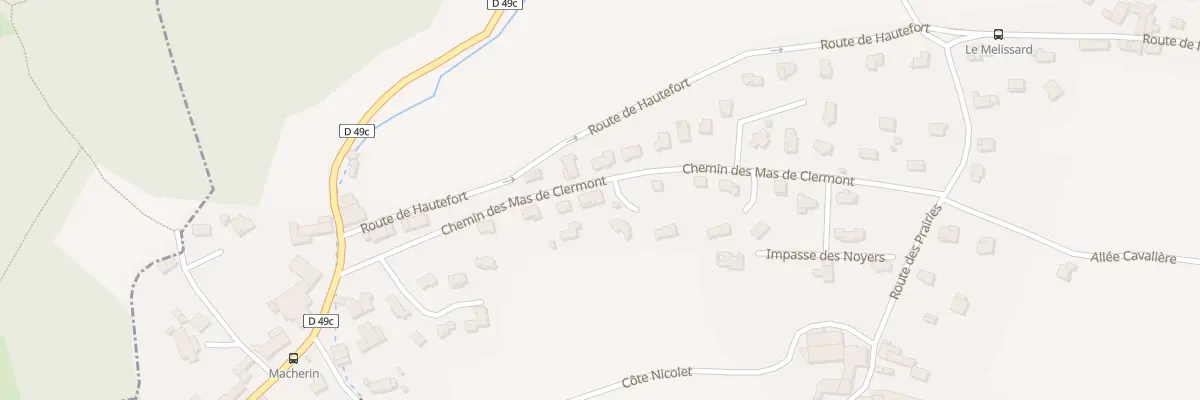 Plan du 7 Les Mas de Clermont à Saint-Nicolas-de-Macherin