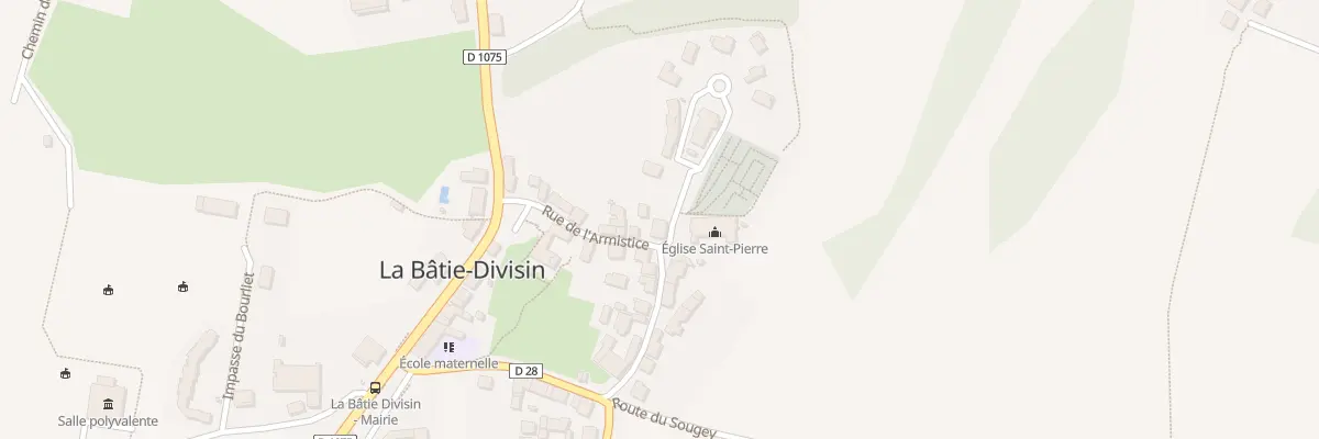 Plan du 10 Rue de l’Armistice aux Abrets en Dauphiné