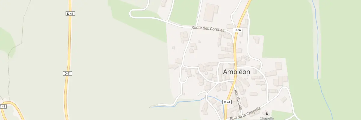 Plan du 179 Rue du Chateau à Ambléon