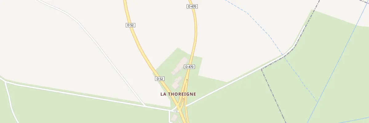 Plan du 1 La Thoreigne à Présilly
