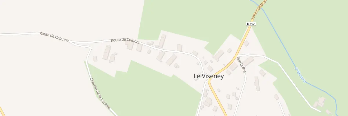 Plan du 7 Rte de Colonne à Bersaillin