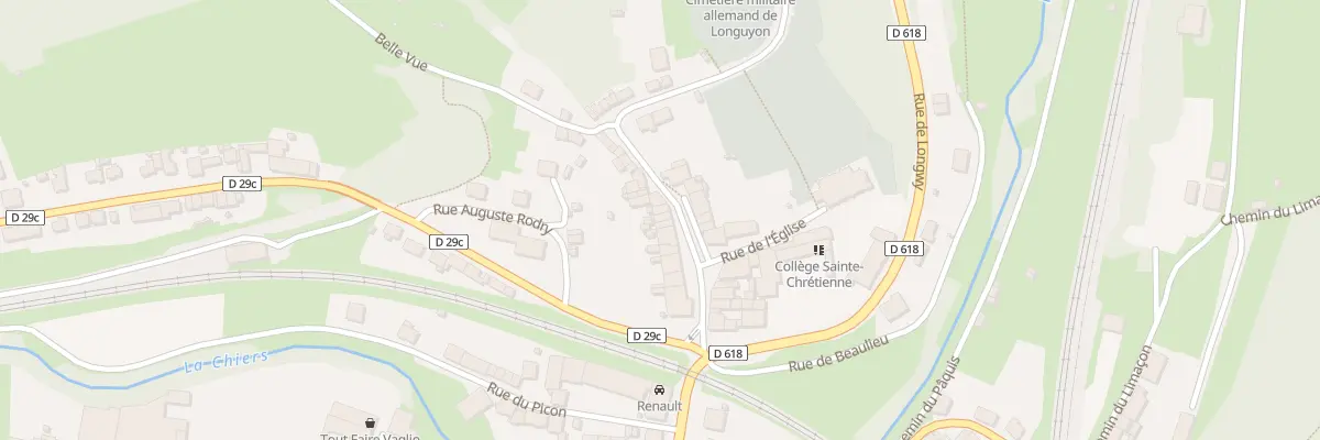 Plan du 28 Rue Mazelle à Longuyon