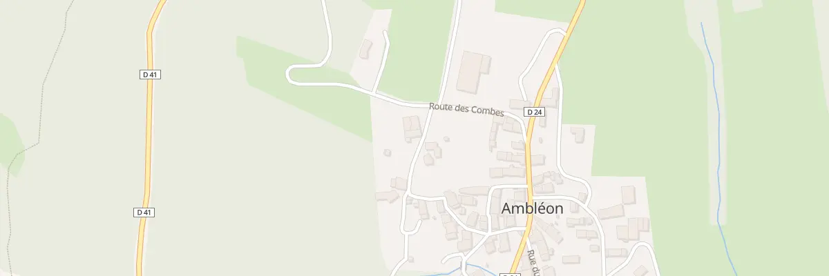 Plan du 247 Rue du Chateau à Ambléon