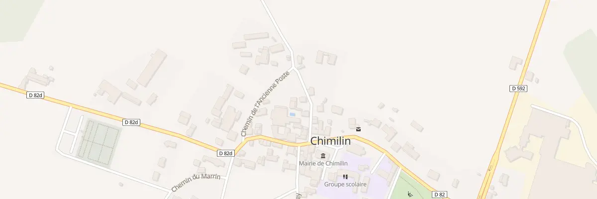 Plan du 37 Che de la Vie à Chimilin