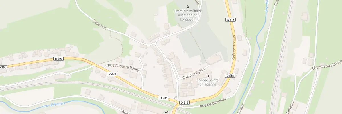 Plan du 23 Rue Mazelle à Longuyon