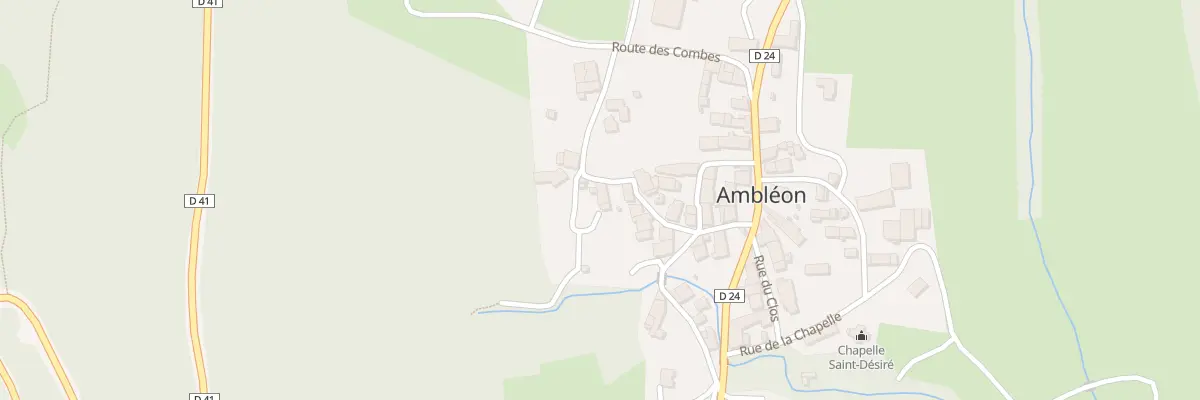 Plan du 51 Che de la Source à Ambléon