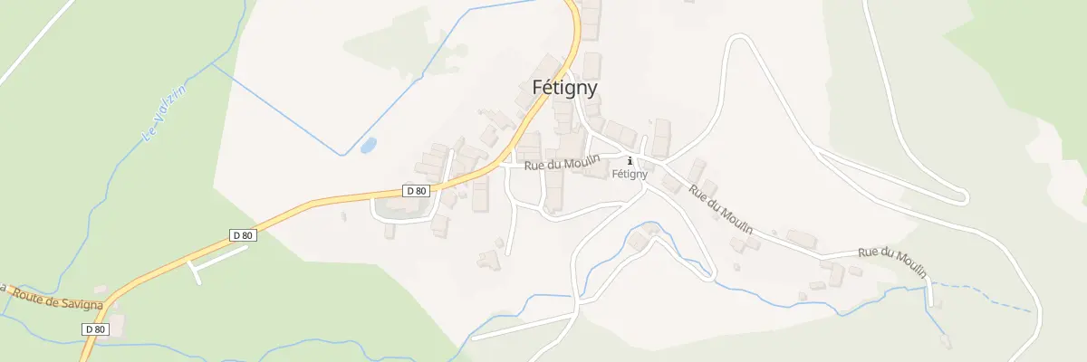 Plan du 4 Rue du Moulin Fetigny à Valzin en Petite Montagne