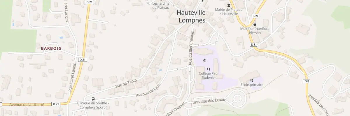 Plan du 127 Av de Lyon à Plateau d’Hauteville