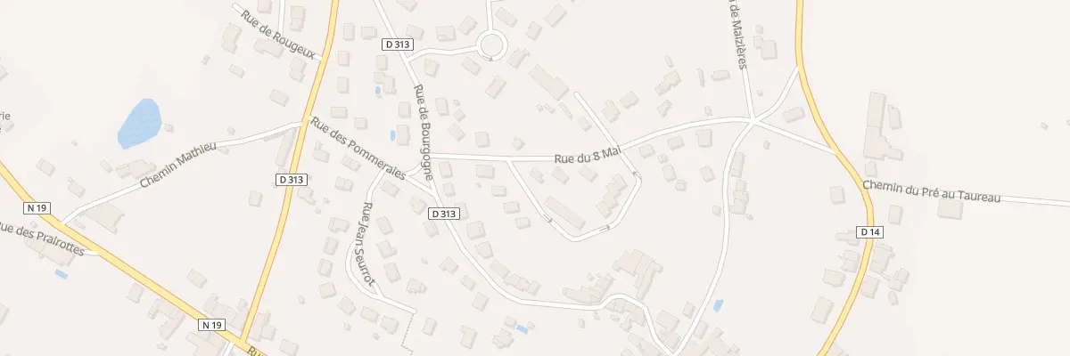 Plan du 1 Rue de la 1 Ere Armee à Fayl-Billot