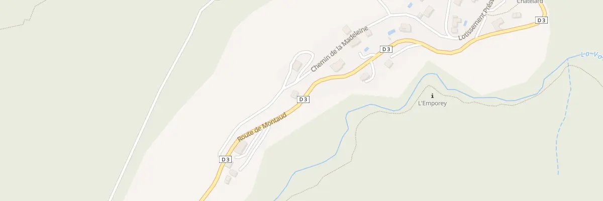 Plan du 44 Rte de Montaud à Veurey-Voroize