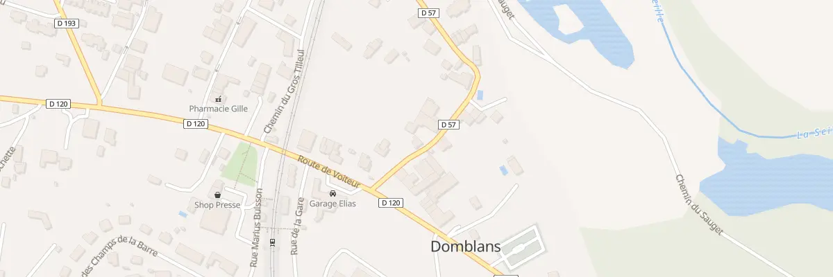 Plan du 89 Rue de l’Église à Domblans