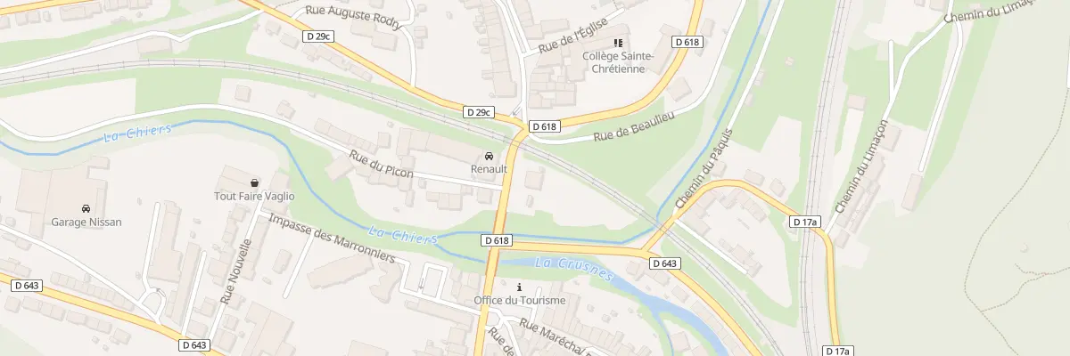 Plan du 1 Rue Mazelle à Longuyon