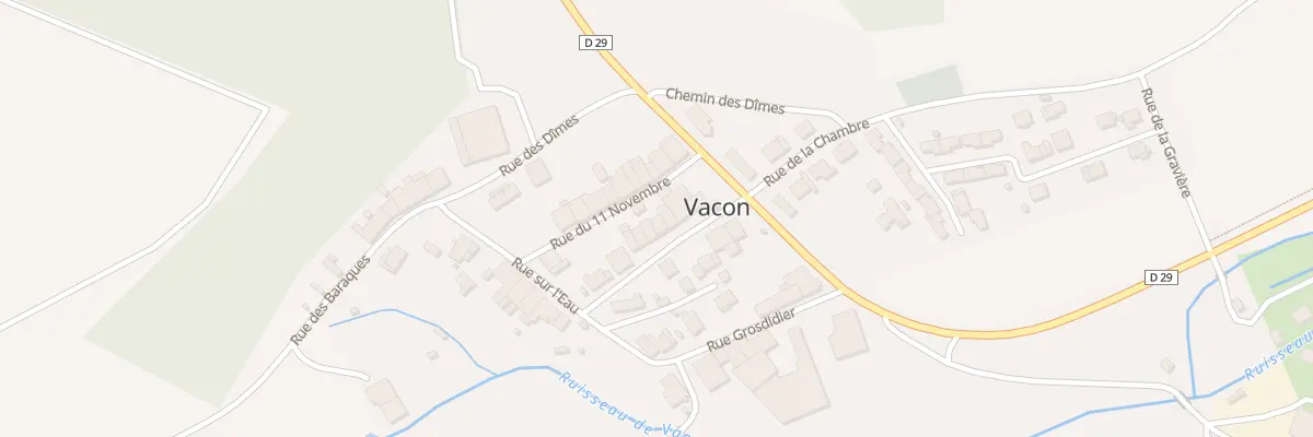 Plan du 8 Rue Francois à Void-Vacon