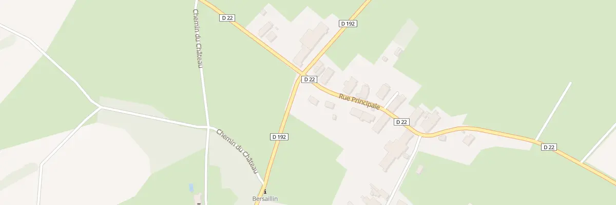 Plan du 15 Rue Principale à Bersaillin