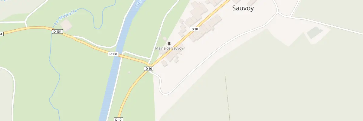 Plan du 37 D No 10 de Grand A Sorcy à Sauvoy