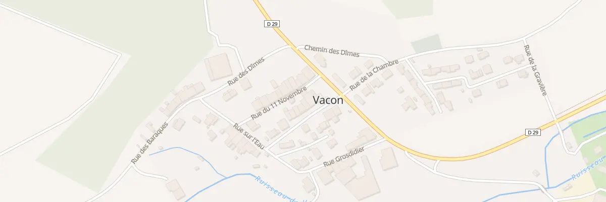 Plan du 6 Rue Francois à Void-Vacon