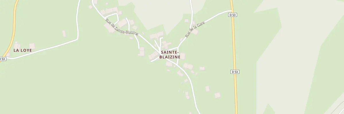 Plan du 332 Rue de Sainte-Blaizine à Plateau d’Hauteville