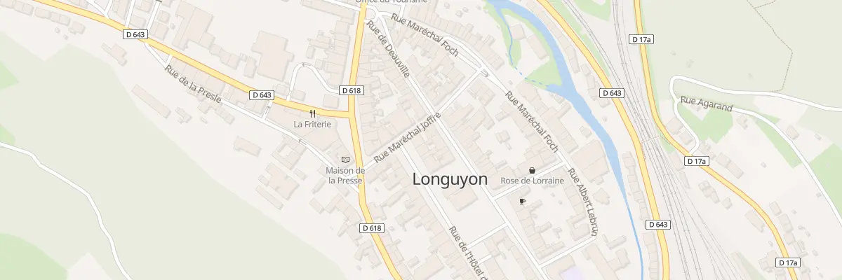 Plan du 2 Rue de l’Hôtel de Ville à Longuyon